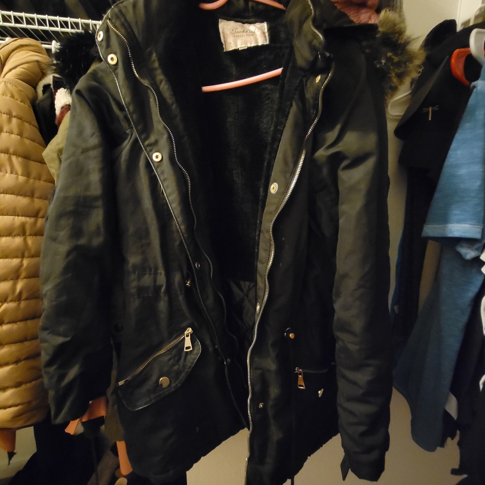 Faux fur women's parka Jacket